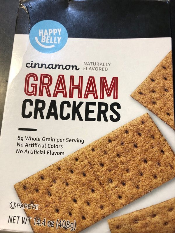 Photo 2 of 11/10/2024--------Amazon Brand - Happy Belly Cinnamon Graham Crackers