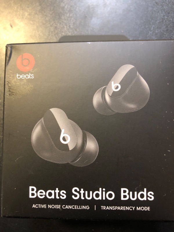 Photo 3 of Beats Studio Buds - True Wireless Noise Cancelling Earbuds - Compatible with Apple & Android, Built-in Microphone, IPX4 Rating, Sweat Resistant Earphones, Class 1 Bluetooth Headphones - Black Black Studio Buds Without AppleCare+