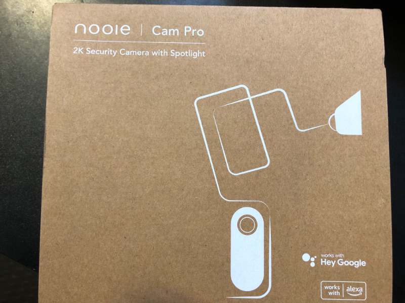 Photo 3 of nooie Pro Cam, 2K Security Cameras Wireless Outdoor, Battery Powered Security Camera for Home Security, 2.4/5GHz WiFi Surveillance Camera, Spotlight, Color Night Vision, 2-Way Talk, Cloud/SD Storage