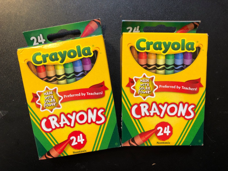 Photo 1 of Crayola Crayons 24 CT (Pack of 2)