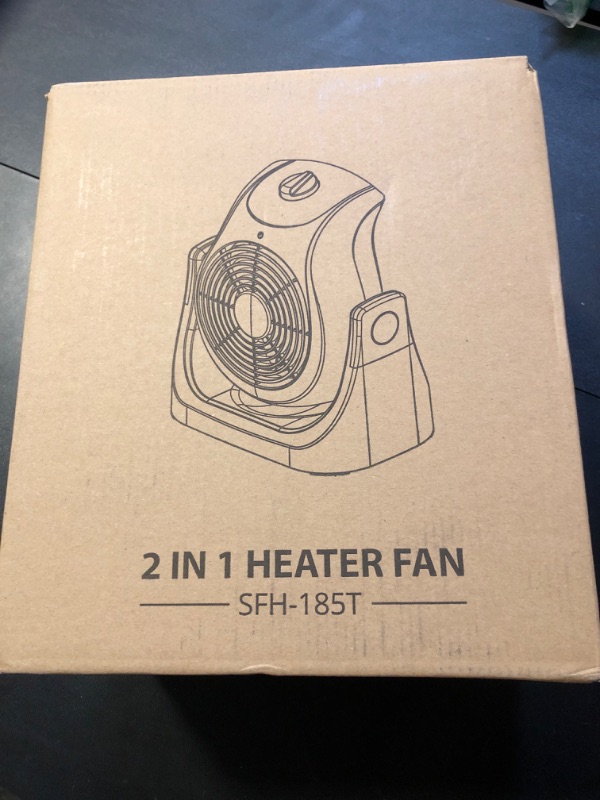 Photo 3 of 2 IN 1 Heater/Fan - Black