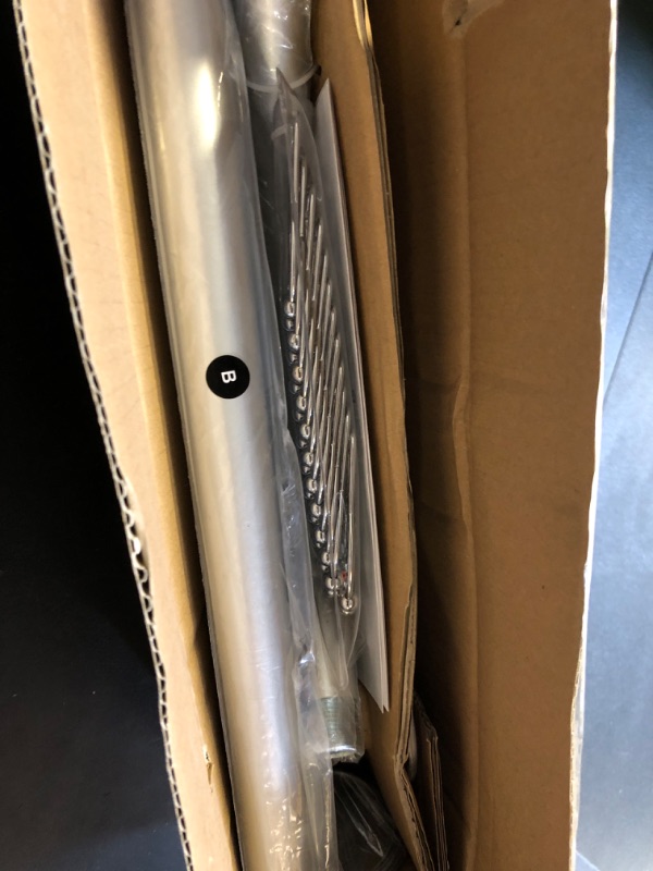 Photo 1 of L Shaped Shower Curtain Rod, YASONIC Adjustable Corner Shower Curtain Rod (23''-69'' X 23''-69''), Corner Shower Rod with 12 Shower Curtain Rings for Bathroom, Bathtub, Clothing Store (Silver)