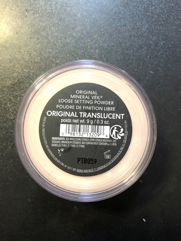 Photo 2 of bareMinerals Mineral Veil Translucent Setting Powder, Weightless Blurring, Baking + Finishing Powder Makeup, Extends Makeup Wear, Talc Free, Vegan