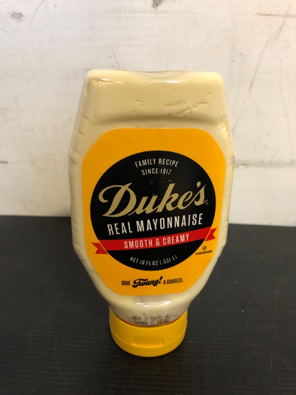 Photo 2 of exp date 04/2025--Duke's Real Mayonnaise Squeeze Sugar Free 18 Ounce