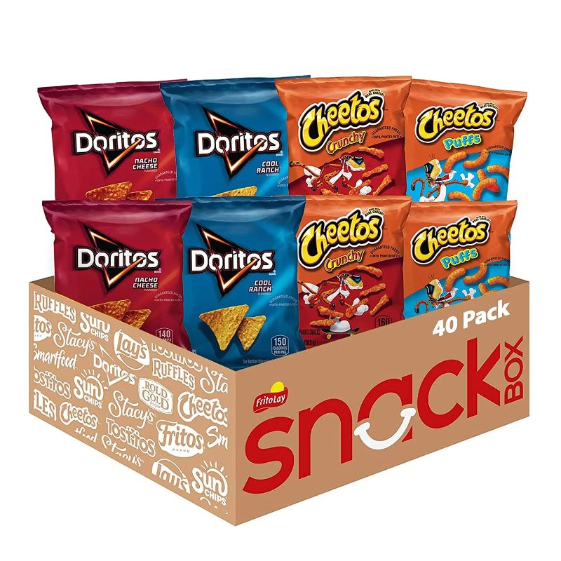 Photo 1 of exp date 12/2024--Frito-Lay Doritos & Cheetos Mix Snacks Variety Pack