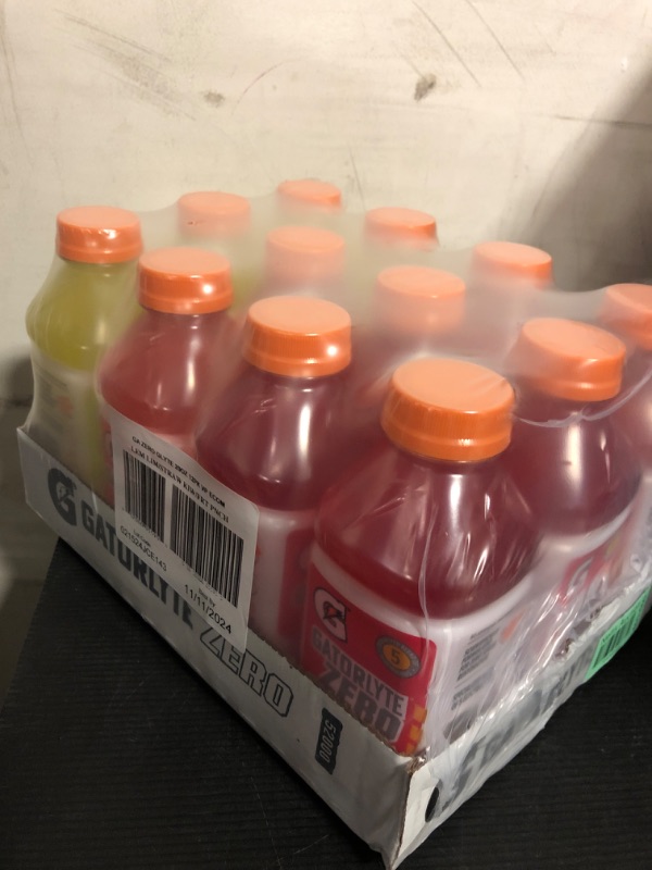 Photo 1 of exp date 11/2024--12pack Gatorade Zero Variety Pack 