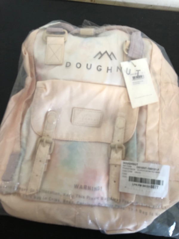 Photo 2 of Doughnut Macaroon Nature Pale Series 16L Travel School Ladies College Girls Lightweight Commuter Casual Daypacks Bag Backpack (HAZY X SOFT SUNRISE)