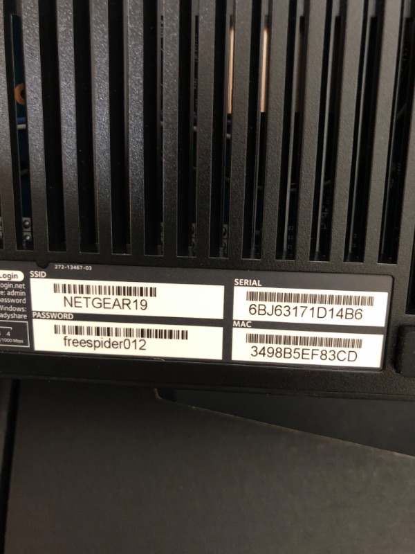 Photo 3 of Netgear Nighthawk XR1000 AX5400 Wireless Dual-Band Gigabit Gaming RouterLPNPMBM5127455
