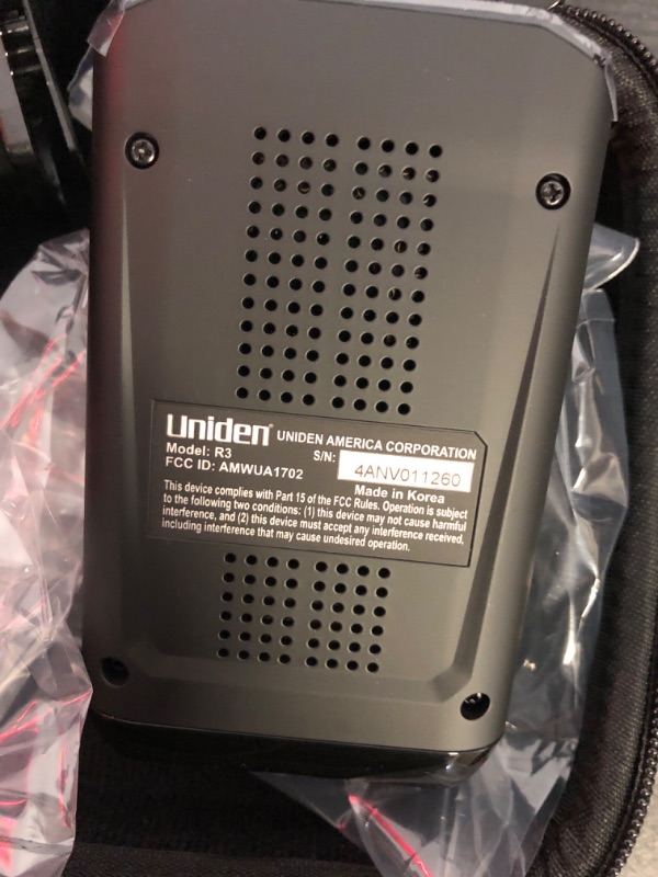 Photo 3 of Uniden R3 EXTREME LONG RANGE Laser/Radar Detector, Record Shattering Performance, Built-in GPS w/ Mute Memory, Voice Alerts, Red Light & Speed Camera Alerts