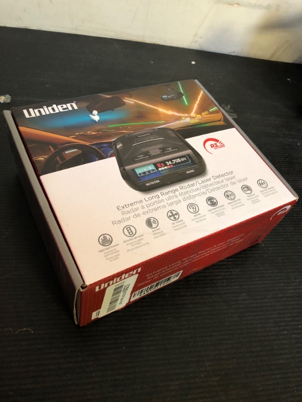 Photo 4 of Uniden R3 EXTREME LONG RANGE Laser/Radar Detector, Record Shattering Performance, Built-in GPS w/ Mute Memory, Voice Alerts, Red Light & Speed Camera Alerts