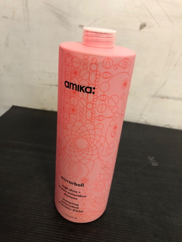 Photo 2 of amika Mirrorball High Shine + Protect Antioxidant Shampoo, 1000ml