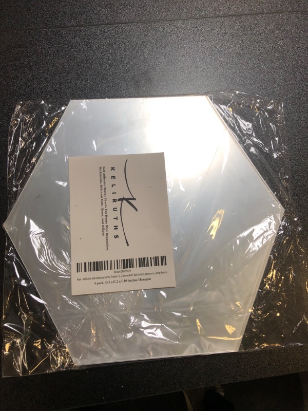 Thick HD Acrylic Mirror Sheet Set Glassless Peel and Stick on Mirrors