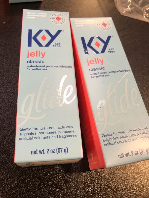 Photo 2 of 2 pack--K-Y Jelly Water-Based Personal Lube- 08/2025