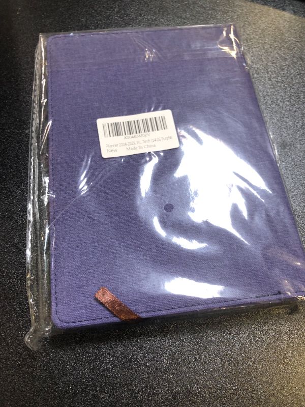 Photo 1 of Planner 2024-2025, Weekly Monthly Planner from Jul 2024 - Dec 2025 [18 Month Planner], Thick Paper + Pen Loop + Pocket + Monthly Tabs, 8.26inch x 5.7inch (24-25 Purple)