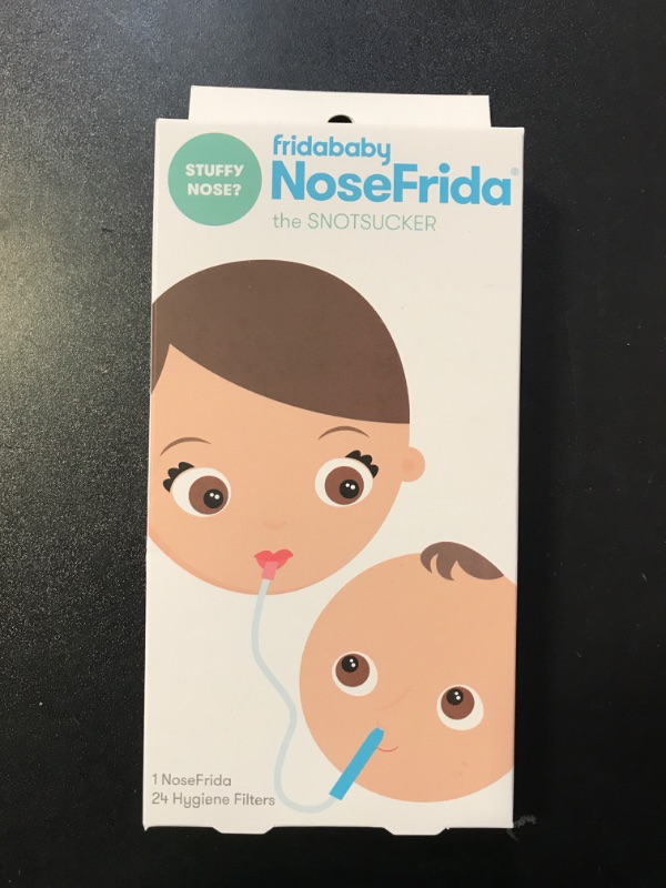 Photo 2 of Frida Baby NoseFrida SnotSucker Nasal Aspirator for Baby, Baby Nose Sucker with 24 Extra Hygiene Filters