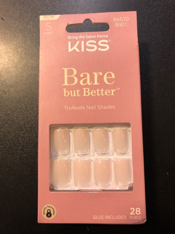 Photo 2 of KISS Bare But Better TruNude Fake Nails - Nudies - 28ct