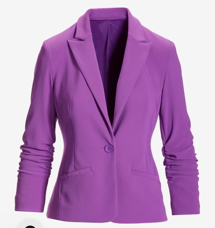 Photo 1 of WOMENS’S NEW WITH TAGS PURPLE BOSTON PROPER JACKET SIZE M