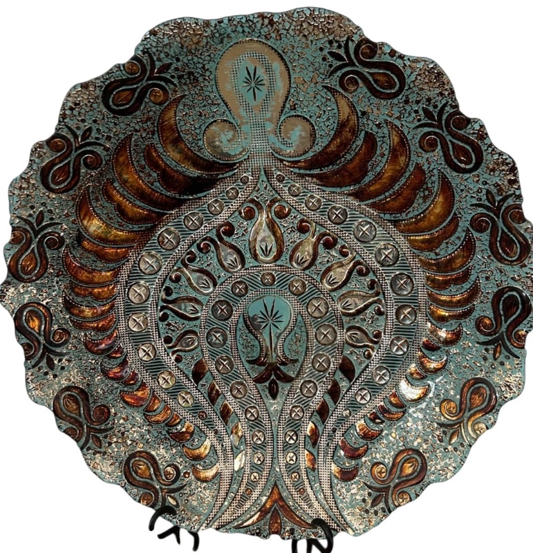 Photo 1 of DECORATIVE 15” BOWL AND HOLDER