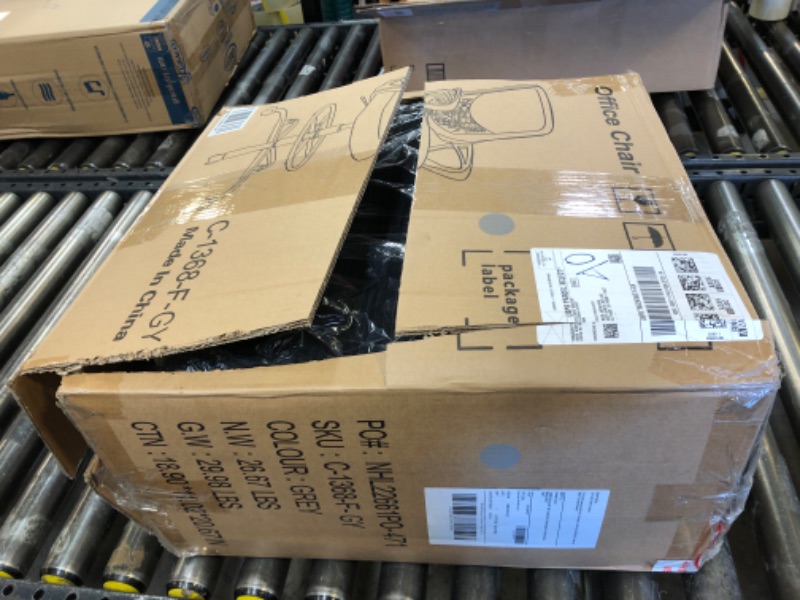 Drafting Chair, Ergonomic Tall Office Chair, Mid Back Mesh Standing