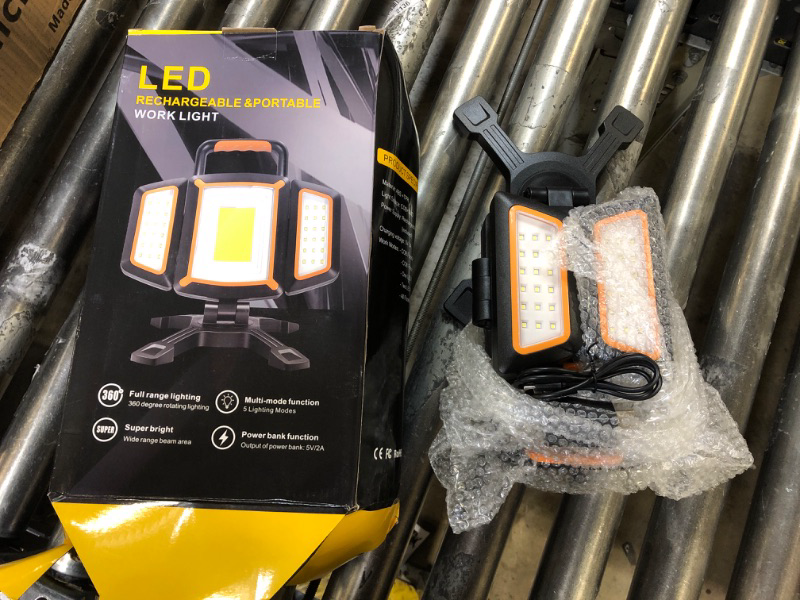 Tresda 30W Rechargeable Work Light, 3000 Lumen Work Light