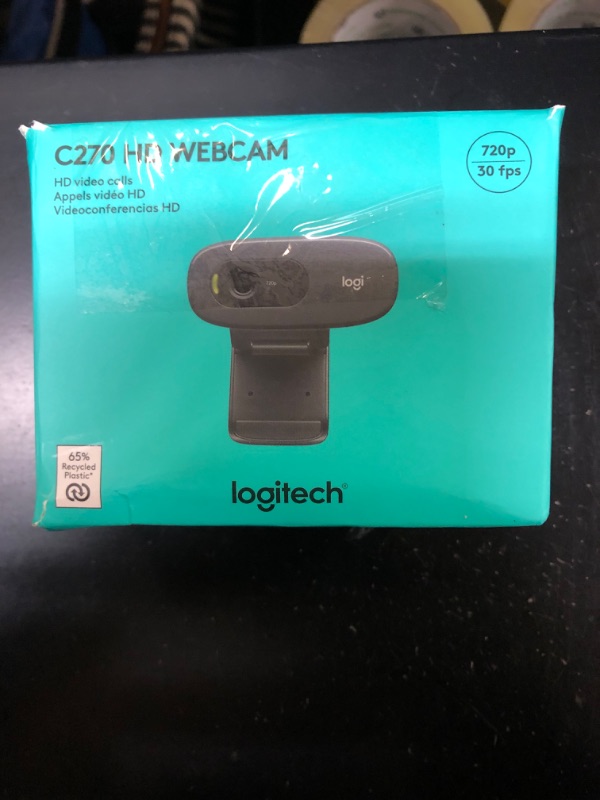 Photo 3 of Logitech C270 HD Webcam (Black)