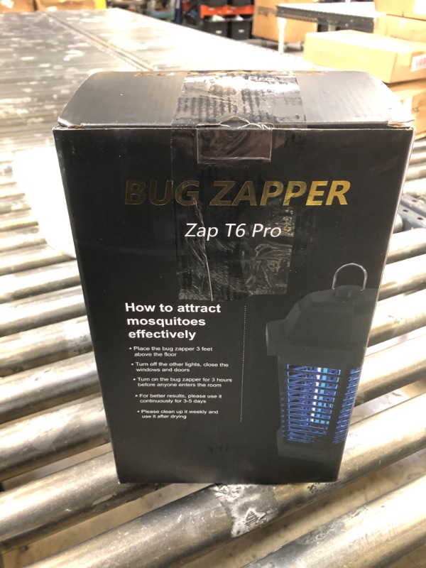 Photo 3 of GOOTOP Bug Zapper Outdoor, Mosquito Zapper Outdoor, Electric Fly Zapper,Fly Traps, Mosquito Killer, 3 Prong Plug,Flying Insects Zapper Outdoor 90-130V, ABS Plastic Outer (Black) Large