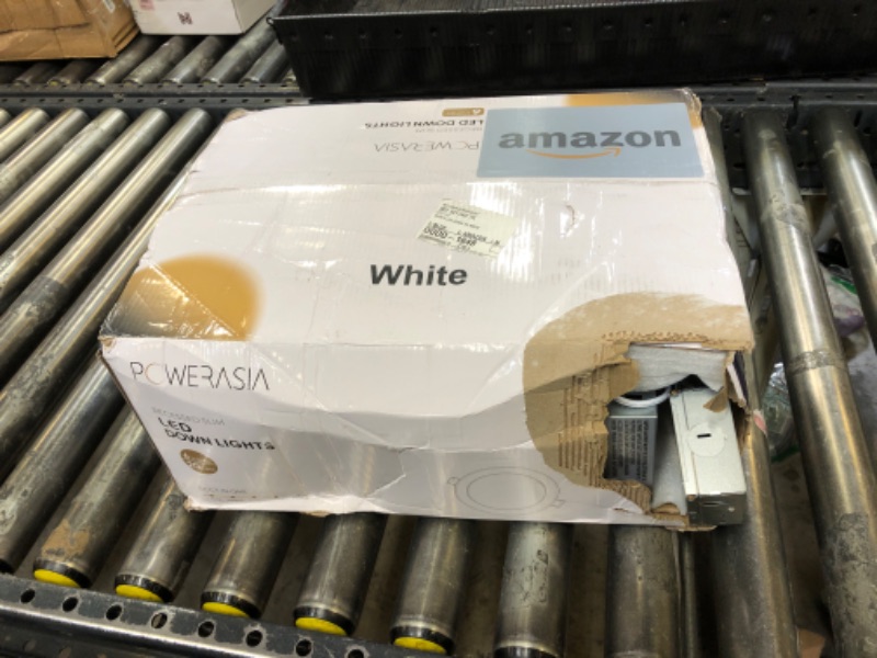 Photo 2 of POWERASIA 20 Pack 6 Inch LED Recessed Lighting with Junction Box, 5CCT 2700K/3000K/4000K/5000K/6000K Selectable, 15W 1200lm Ultra-Thin Recessed Downlight-ETL and Energy Star Certified