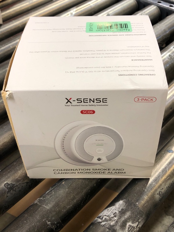 Photo 2 of X-Sense 2-in-1 Smoke and Carbon Monoxide Detector Alarm (Not Hardwired), 10-Year Battery-Operated Dual Sensor Fire & CO Alarm, SC06, 3-Pack