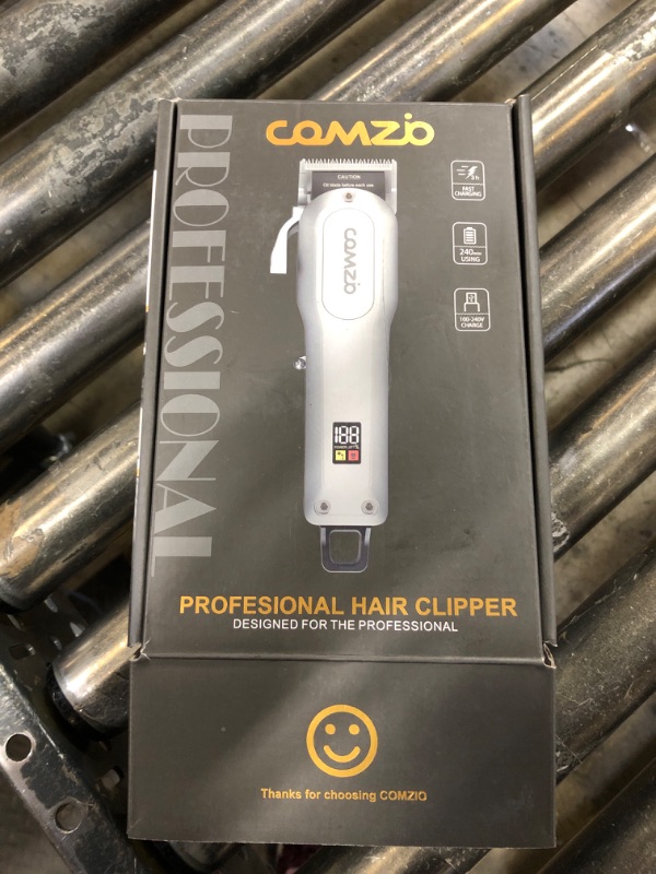 Photo 3 of COMZIO Hair Clippers for Men Professional,Cordless High-Performance Barber Clippers for Hair Cutting,Rechargeable Mens Hair Clippers,Home Haircut &Grooming Set with LED Display,Mens Gifts