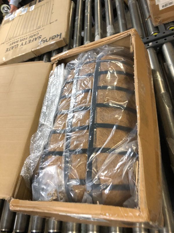 Photo 1 of Sekcen Railing Planter Window Box Deck Balcony Rail Planter 24 Inch for Porch Fence Patio Outdoor 4 Pack