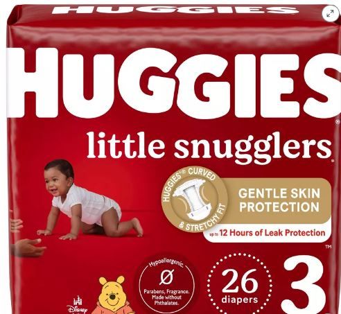 Photo 1 of Huggies Little Snugglers Baby Diapers - size 3 - 26pc