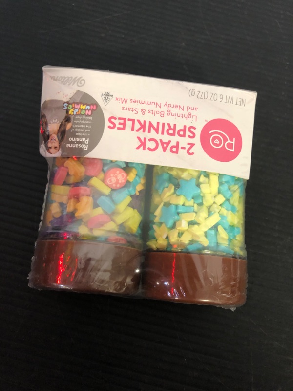 Photo 2 of RO 2pk Sprinkle Set — Lightning Bolts & Stars and Nerdy Nummies Mix — Net Wt 6 OZ (172 g)