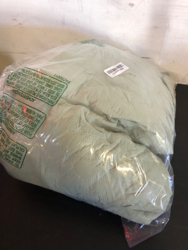 WDCOZY Sage Green Quilt Queen Size Bedding Sets with Pillow Shams