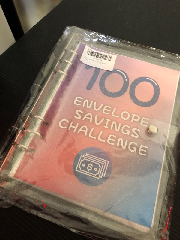 Photo 2 of 100 Envelopes Money Saving Challenge Binder, 2024 New & Shiny Budget Binder Saving Challenge Book, 100 Day Savings Challenge Binder with Cash Envelopes, Easy & Funny Way to Save $5,050 Budget Planner