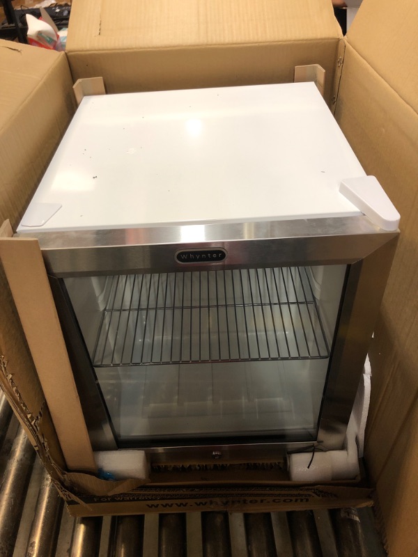 Photo 1 of 62-Can Beverage Refrigerator With Lock
