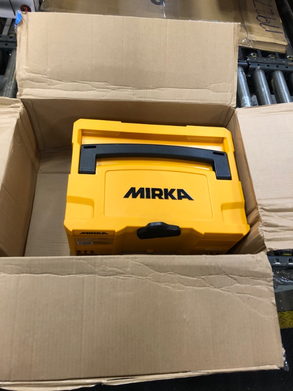 Photo 2 of Mirka MID65020CAUS Direct Electric Random Orbital Sander, 6-Inch, Yellow, Black