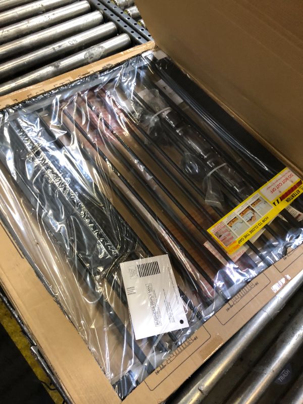 Photo 1 of Cumbor 29.7-54.2" Wide Baby Gate for Stairs, Mom's Choice Awards Winner-Self Closing Dog Gate Indoor for Doorways, No Drilling Pressure Mounted Pet Gates for Kids, Easy Walk Through Safety Gate, Black Black 29.7-54.2"W x 30.5"H