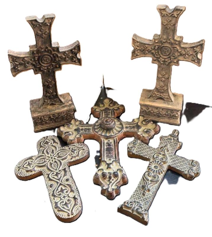 Photo 1 of DECORATIVE CROSSES 10”X14”H
