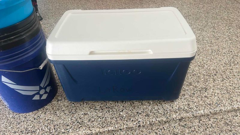 Photo 1 of ICE CHEST AND BUCKETS