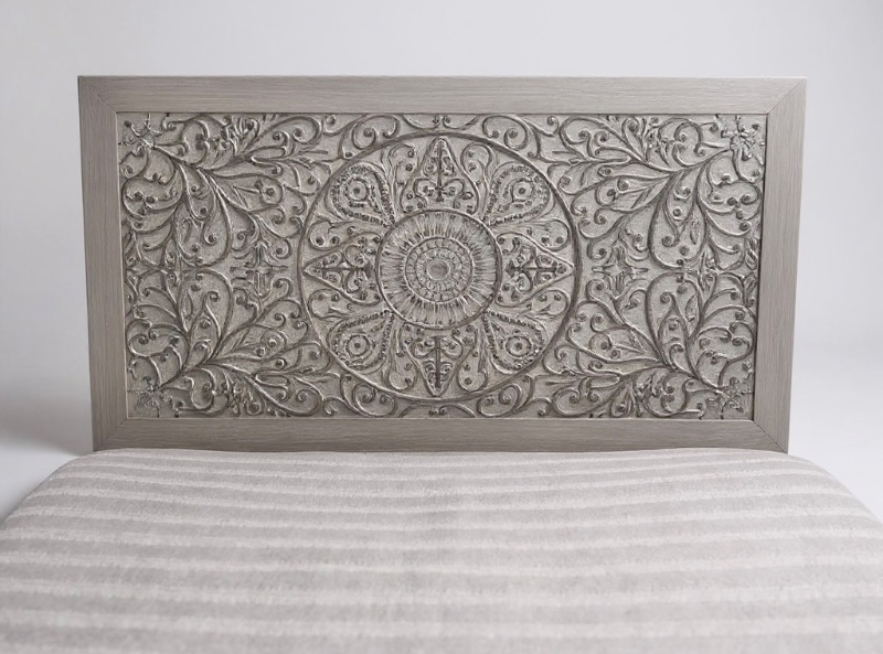 Photo 1 of ASHLEY PAXBERRY BOHO CHIC PANEL FULL HEADBOARD IN WHTEWASHED FINISH