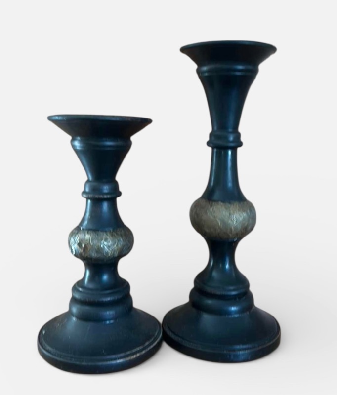 Photo 1 of 2 DECORATIVE CANDLE HOLDERS H12”