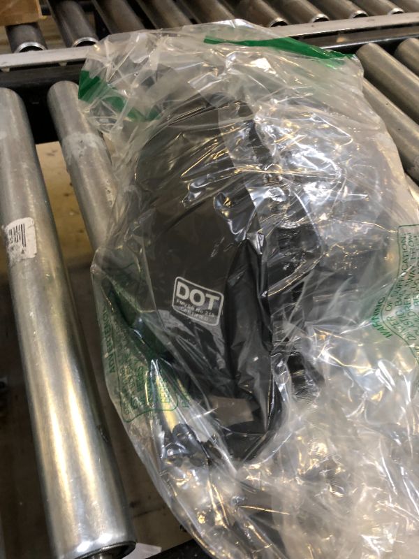 Photo 1 of Motorcycle Helmet, Aircraft Style, Black (M)