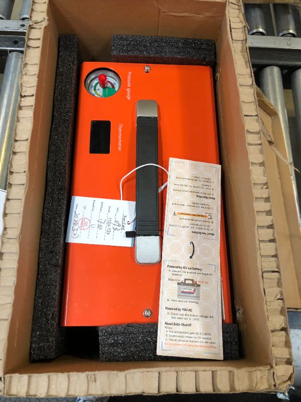 Photo 2 of Spritech VE3 PCP Air Compressor,Auto-Stop 4500Psi/30Mpa Oil/Water-Free Air Gun and Paintball Tank Pump with Water/Oil Separator,Built-in Power Adapter(110V AC or 12V Car Battery)