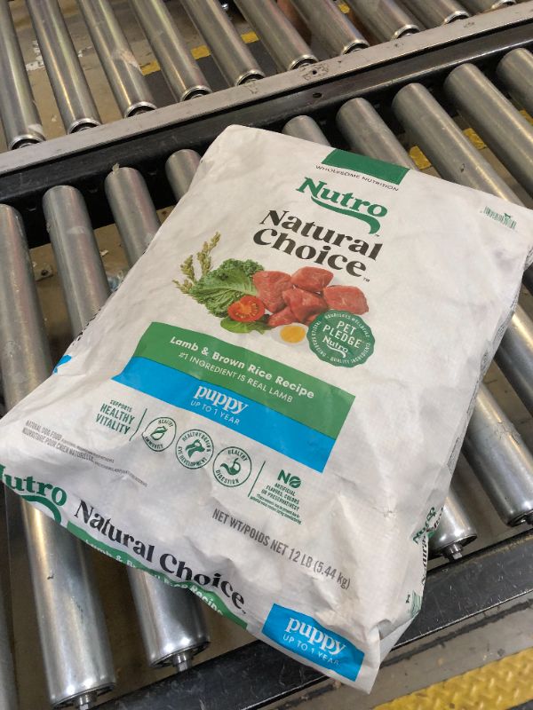 Photo 2 of Nutro Natural Choice Puppy Dry Dog Food, Lamb & Brown Rice Recipe, 12 lb. Bag- best by - 01/15/2025