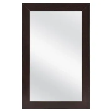 Photo 1 of 15-1/4 in. W x 26 in. H Framed Surface-Mount Bathroom Medicine Cabinet in Java
