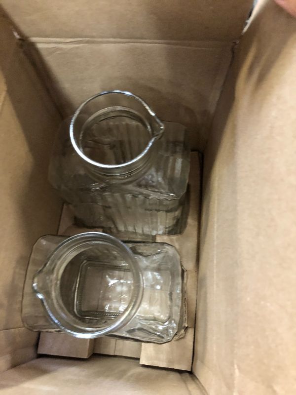 Photo 2 of Anchor Hocking 2 Quart Bistro Pitcher, Pack of Two, MISSING THE LIDS