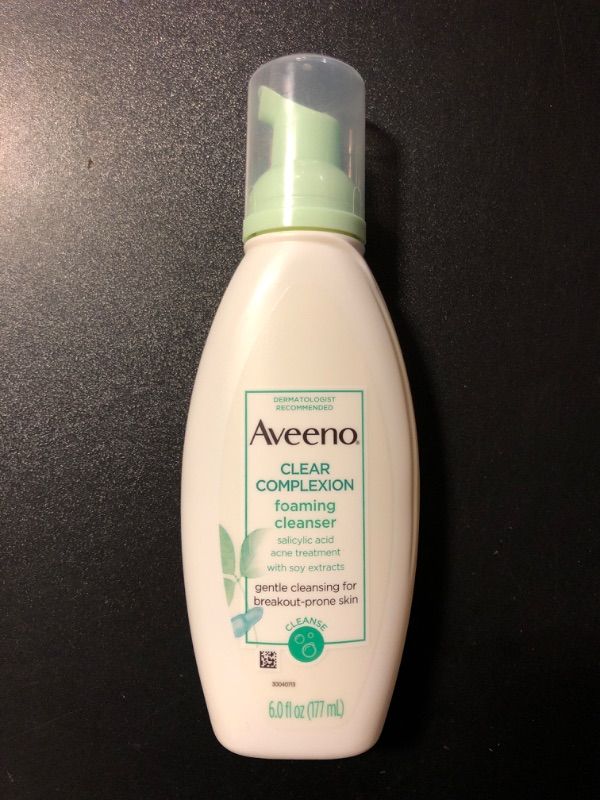 Photo 1 of Aveeno Clear Complexion Foaming Facial Cleanser Scentless 6 Fl Oz