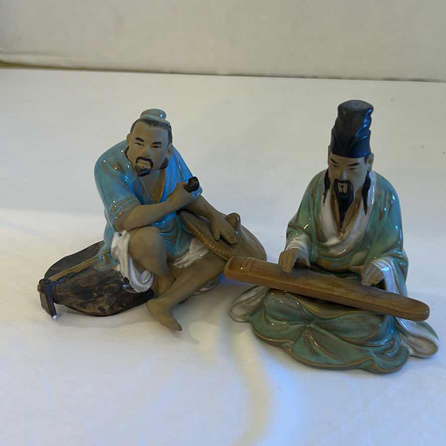 Photo 1 of 2-PORCELAIN CHINESE COLLECTIBLE FIGURES