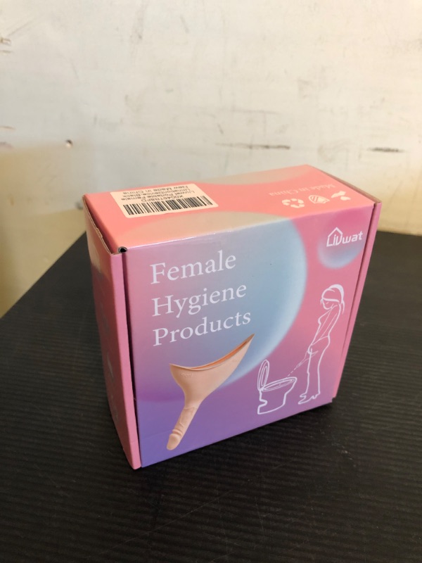 Photo 1 of Liuwat Female Urinal Set, Portable Pee Device, Reusable Pee Funnel & Pee Cloth with Carry Bag Silicone She Pee for Women Stand to Pee Camping Outdoor Travel Gear