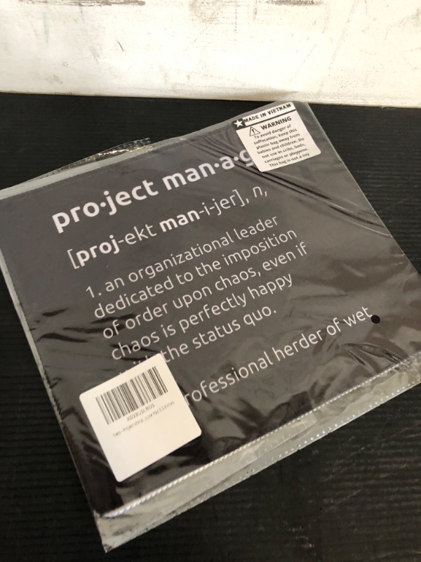 Photo 2 of Project Manager Definition Mousepad Gift Idea for Project Manager Mousetmat Project Management Mouset Mat Coworkers Retirement Mouse Pad 9.5 Inches